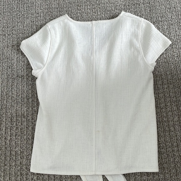 J. Crew Tie Front T-Shirt - Picture 3 of 3